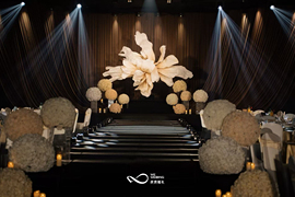 咖色秀场婚礼图片