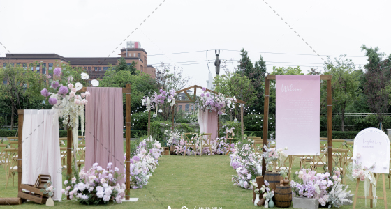 粉紫色婚礼-婚礼策划图片