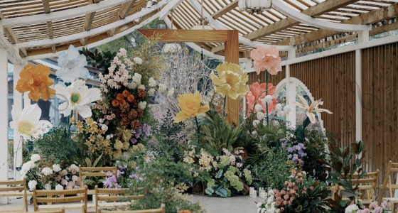 法式彩色花园-婚礼策划图片