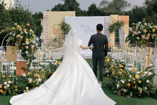我们-黄户外森系婚礼照片
