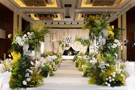 唯美布艺韩式婚礼婚礼图片