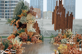 不仅仅是焦糖色婚礼图片