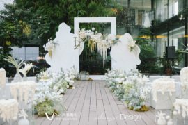 小幸运｜白绿小众婚礼婚礼图片