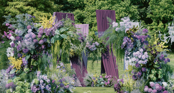 紫色的秘密花园-婚礼策划图片