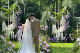 紫色植物婚礼婚礼图片
