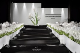 郁金香海婚礼图片