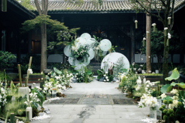 古宅里的新中式婚礼婚礼图片