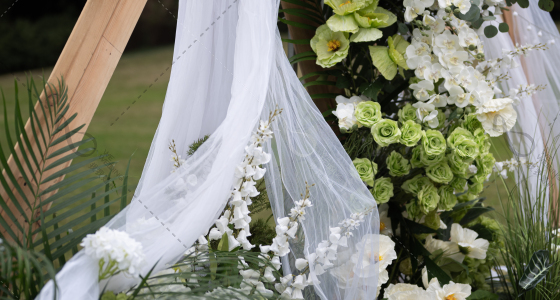 白绿户外婚礼-婚礼策划图片