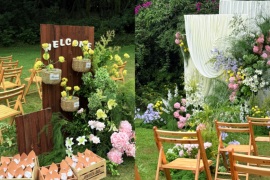 森系氛围婚礼图片