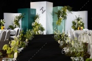 圣洁感白绿婚礼-婚礼策划图片