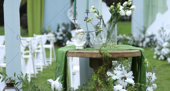 绿色小清新-婚礼策划图片