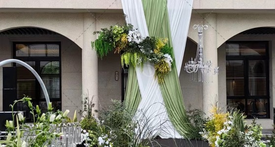 白绿庭院婚礼-婚礼策划图片