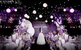 中胜大酒店-高级紫|小众韩式婚礼婚礼图片