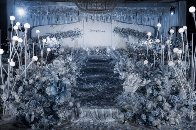 《雾蓝》-婚礼策划图片