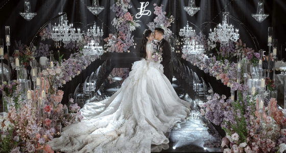 韩式||氛围感婚礼||花海-婚礼策划图片