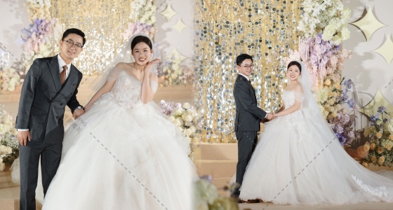 马卡龙系小众韩式婚礼-婚礼策划图片
