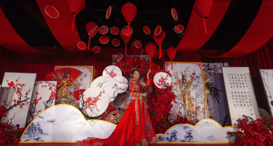 来一场成都的中国风婚礼-婚礼策划图片