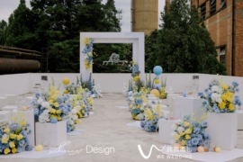 愿蓝花楹树下我们有个家婚礼图片