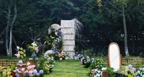 紫色调调｜轻南洋风婚礼-婚礼策划图片