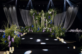 绿紫韩式极简婚礼婚礼图片