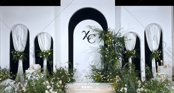 白绿/大气/韩式婚礼-婚礼策划图片