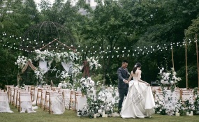 森湖山庄(西门)-森系户外婚礼婚礼图片