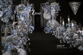 蓝色的秘密婚礼图片