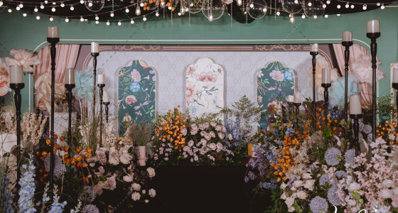 复古法式花园丨Gucci花园风婚礼-婚礼策划图片