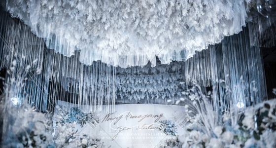 雾蓝水晶-婚礼策划图片