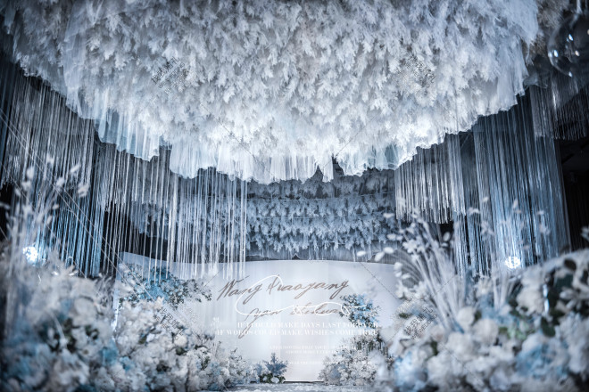 雾蓝水晶-婚礼策划图片