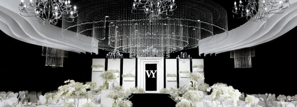 成都首座万丽酒店-高级质感的水晶婚礼婚礼图片