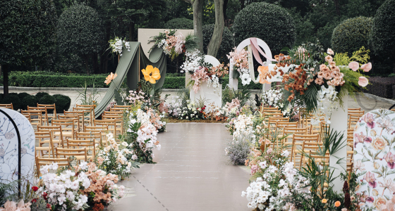 法式复古花园风婚礼-婚礼策划图片