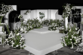 INS风极简精致白绿婚礼婚礼图片